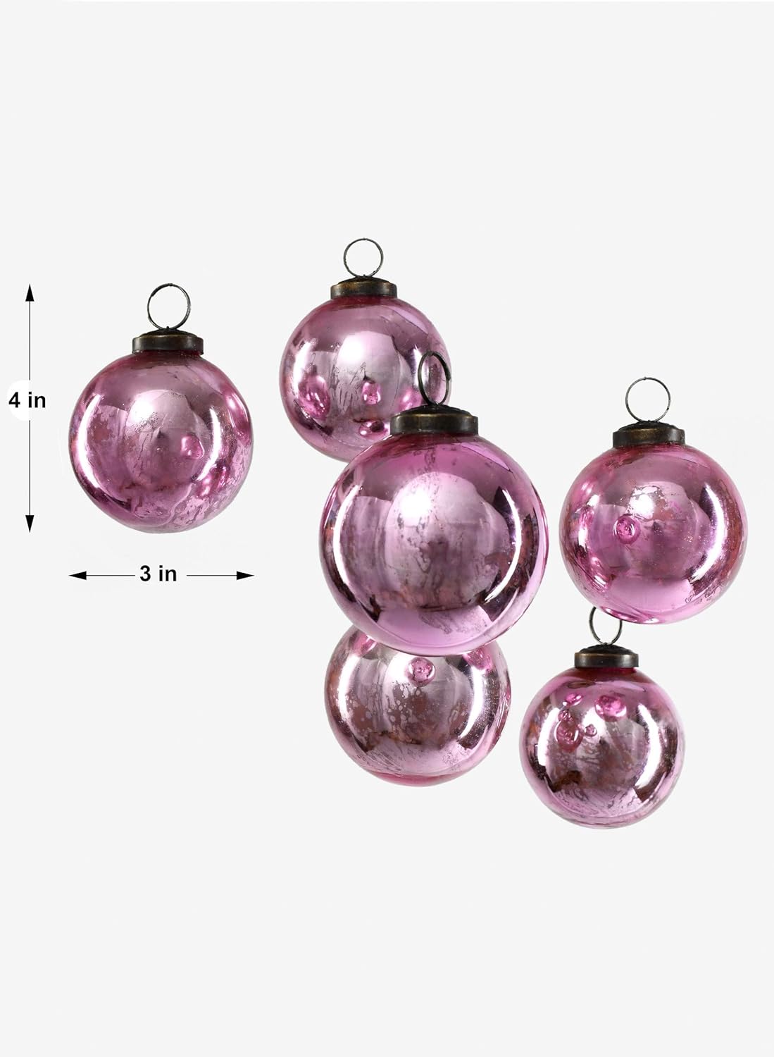 えぬページ Serene Spaces Living 装飾アンティークローズピンクマーキュリー